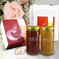 天使美人：蜂淳蜜 I Love You Honey 木棉花 朱纓花 純蜂蜜 珍愛禮盒 各1瓶入 每瓶460公克